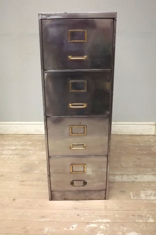 APH37 Vintage polished steel